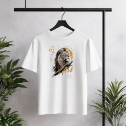 Тениска ЛЪВ - роден да води! Уверен, силен, щедър, лидер, закрилник, верен! Сърцето на цар. Духът на лидер. Огън в душата. Светлина за другите.